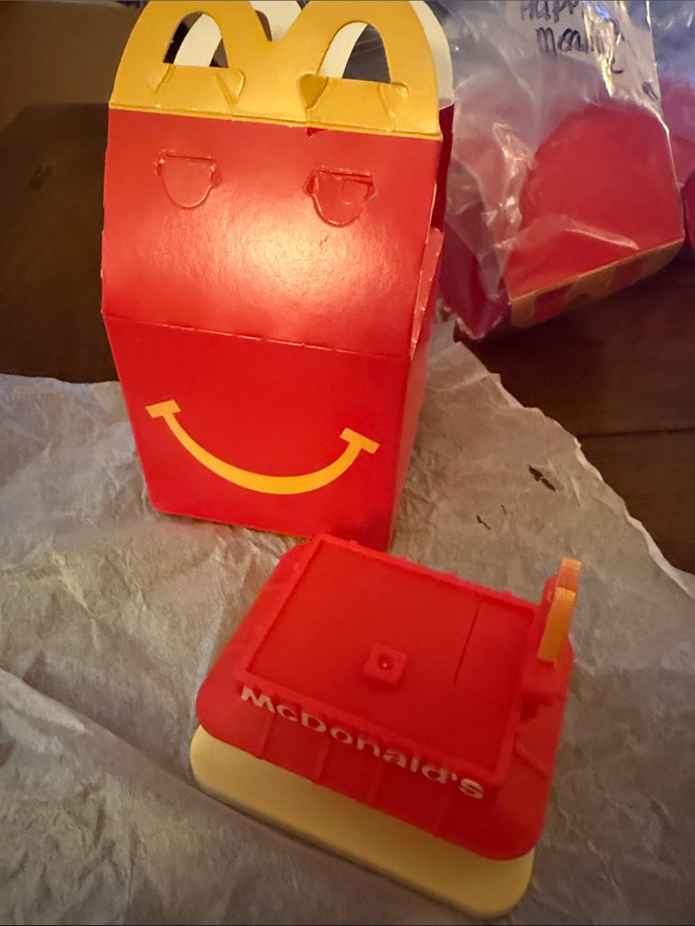 Lil McDonald's Happy Meal Box with McDonalds restaurant